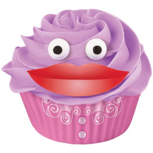 Girl Cupcake Decorating Kit - Click Image to Close